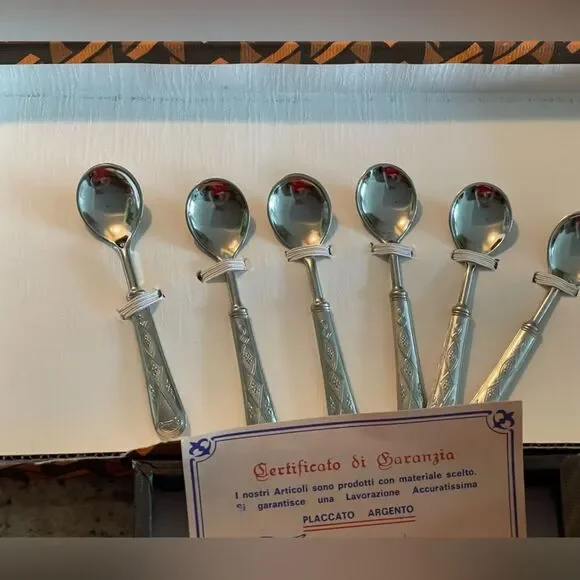 Silver plated serving set - Picture 5 of 7